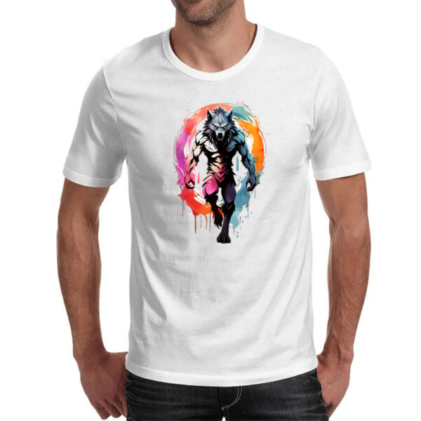 Camiseta Unissex Lobisomen splash art - Imagem 2