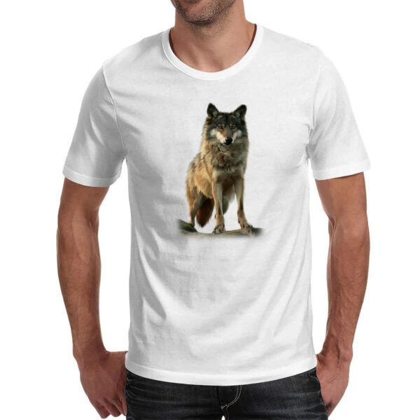Camiseta Unissex Lobo cinza americano - Imagem 2