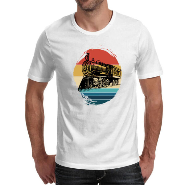 Camiseta Unissex Locomotiva Sunset - Imagem 2