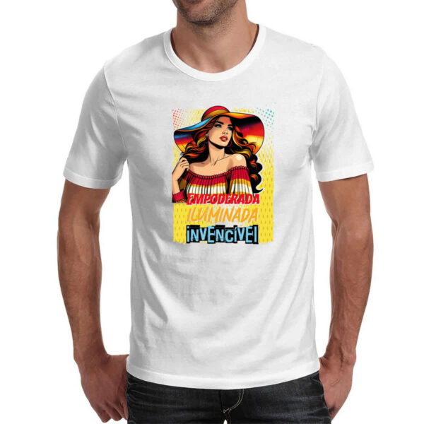 Camiseta Unissex Mulher invencivel - Imagem 2