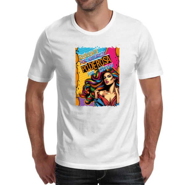 Camiseta Unissex Mulher resiliente - Imagem 2