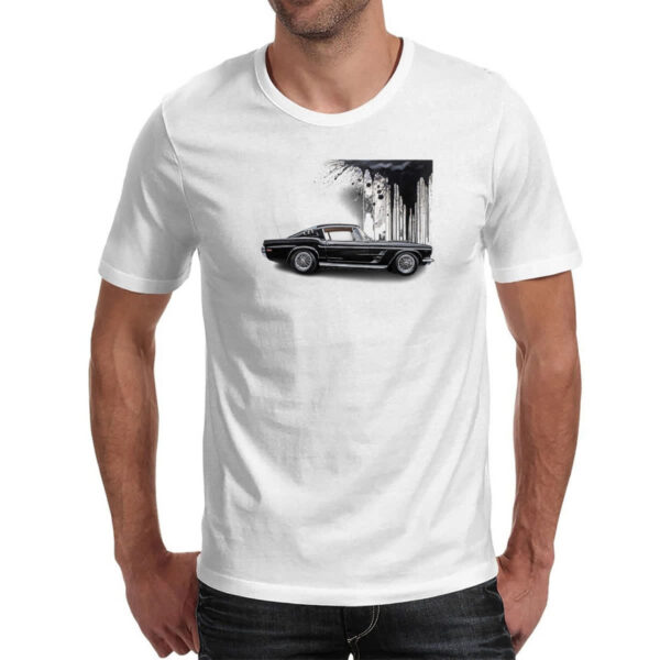 Camiseta Unissex Muscle Car Grafite Art - Imagem 2