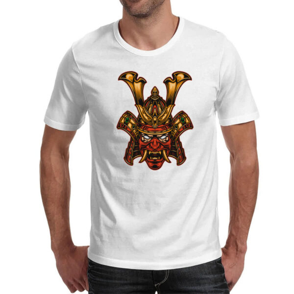 Camiseta Unissex Mascara Rubra de Samurai - Imagem 2