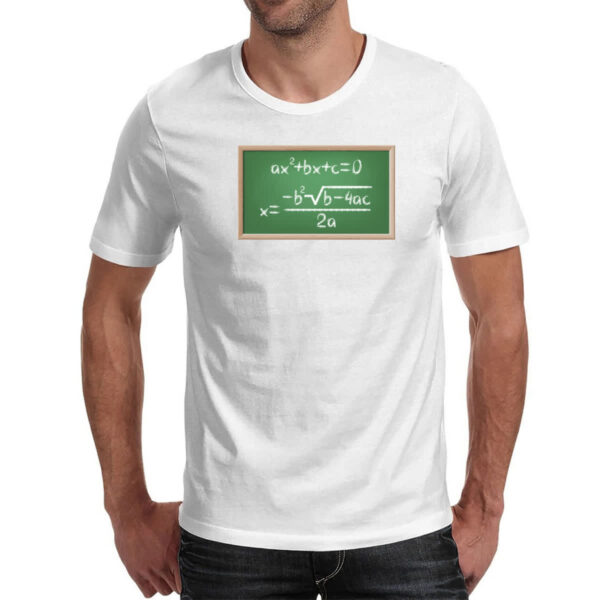 Camiseta Unissex Matematica equacao segundo grau - Imagem 2