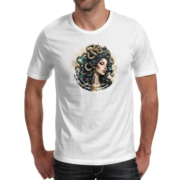 Camiseta Unissex Medusa beleza perigosa - Imagem 2
