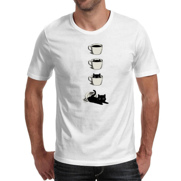 Camiseta Unissex Minha xicara de gato - Imagem 2