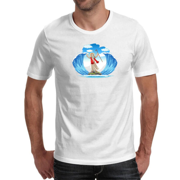 Camiseta Unissex Moises abrindo mar vermelho - Imagem 2