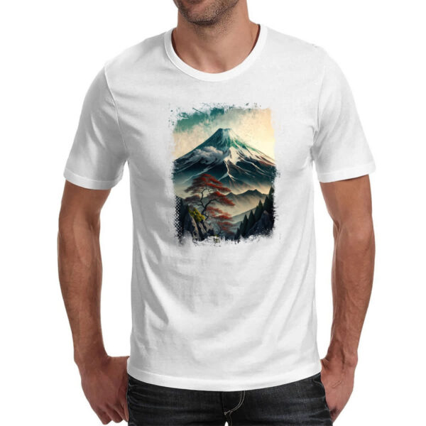 Camiseta Unissex Montanha Fugi Japao 5 - Imagem 2