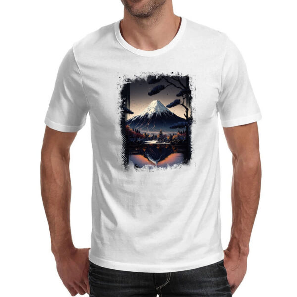 Camiseta Unissex Montanha Fugi Japao 7 - Imagem 2