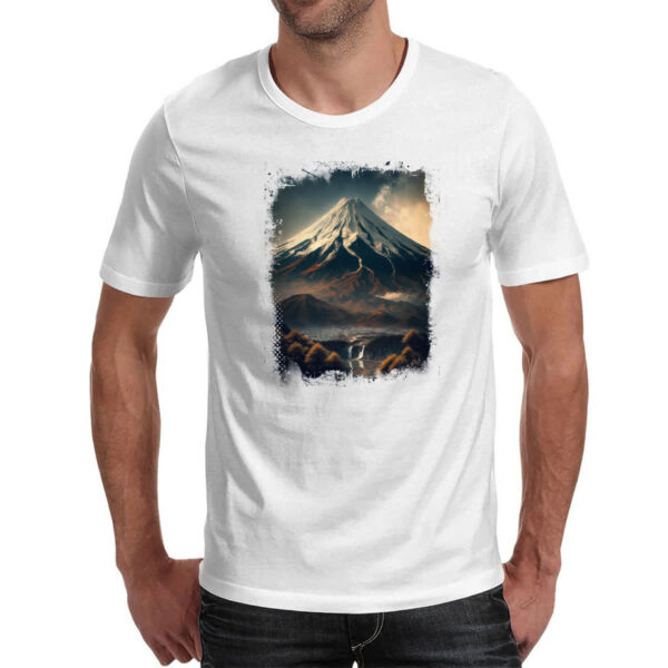 Camiseta Unissex Montanha Fugi Japao 8 - Imagem 2