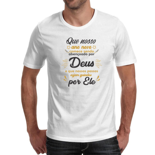 Camiseta Unissex Ano novo comandado por Deus - Imagem 2