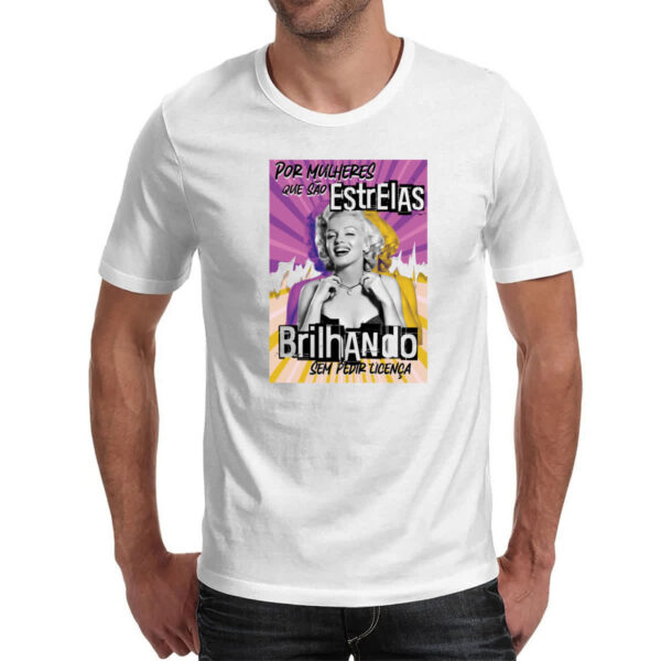 Camiseta Unissex Mulher brilhando - Imagem 2