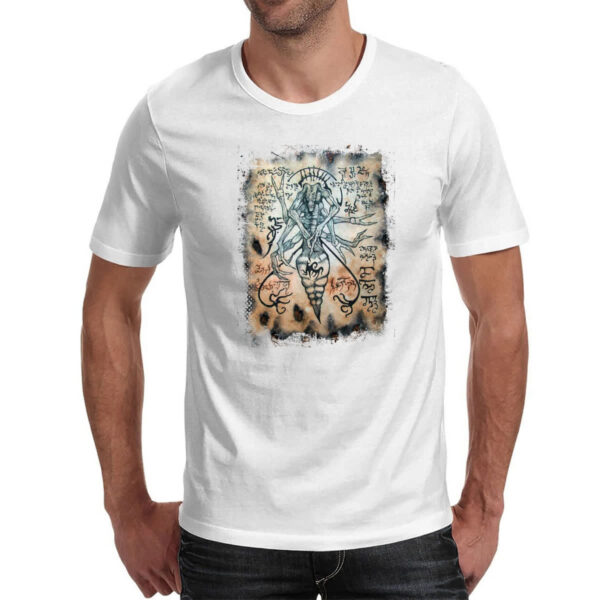 Camiseta Unissex Necronomicon Fragmento Larp - Imagem 2