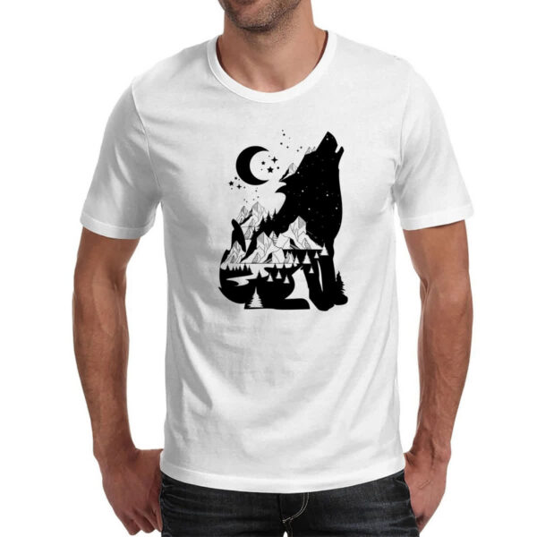 Camiseta Unissex Night Wolf - Imagem 2