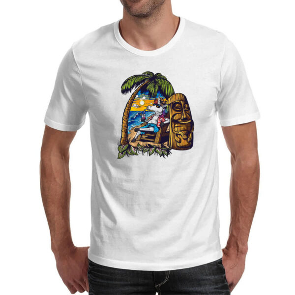 Camiseta Unissex Unicornio relaxando de ferias - Imagem 2