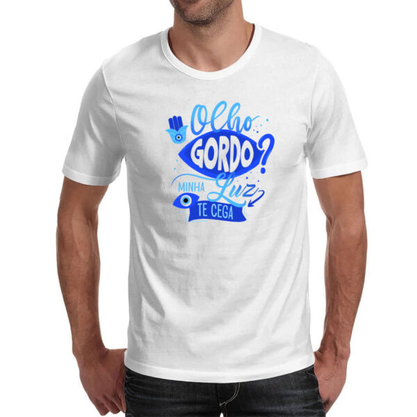 Camiseta Unissex Olho Grego gordo cego - Imagem 2