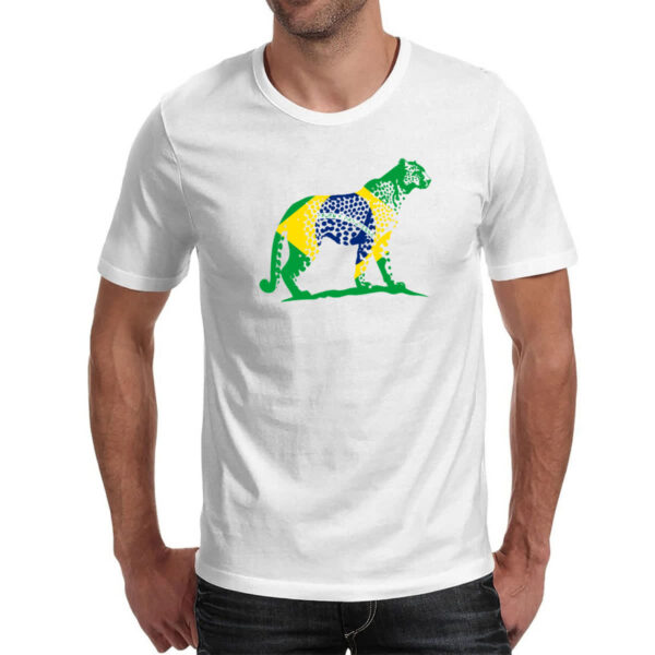 Camiseta Unissex Onca Pintada Fauna Brasil - Imagem 2