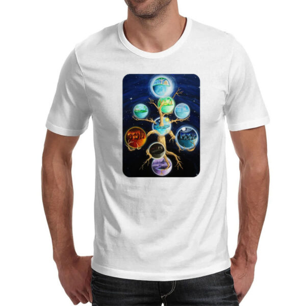 Camiseta Unissex Os noves reinos - Mitologia Viking - Imagem 2