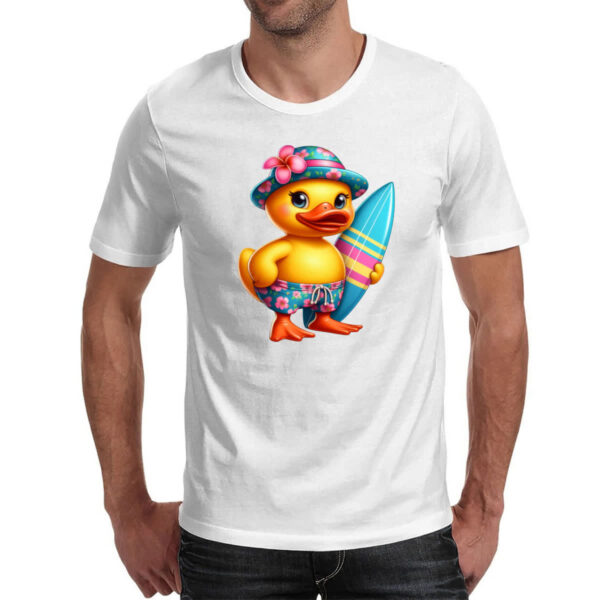 Camiseta Unissex Patinho de borracha Surfista - Image 2