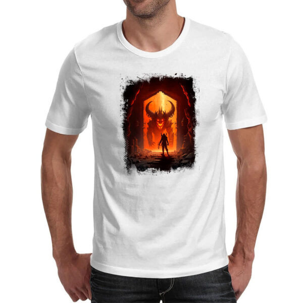 Camiseta Unissex Portal do inferno 1 - Imagem 2