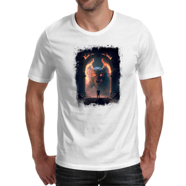 Camiseta Unissex Portal do inferno 4 - Imagem 2