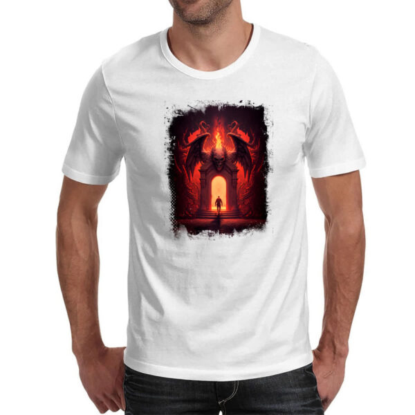 Camiseta Unissex Portal do inferno 5 - Imagem 2