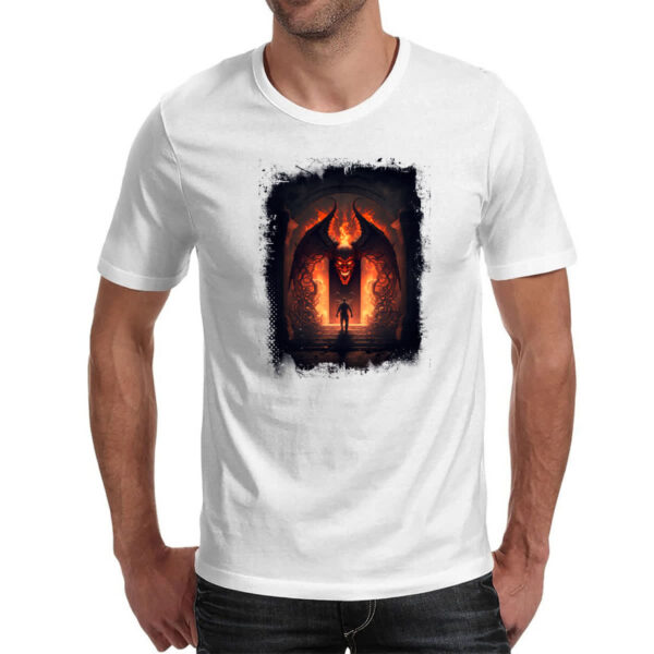Camiseta Unissex Portal do inferno 7 - Imagem 2