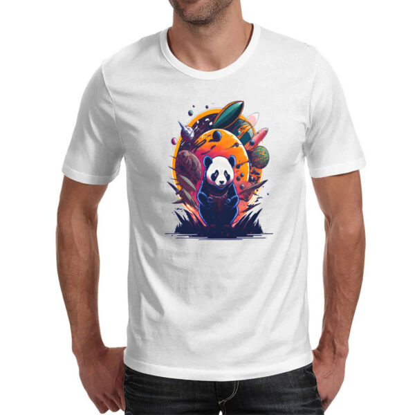 Camiseta Unissex Panda Sideral - Imagem 2