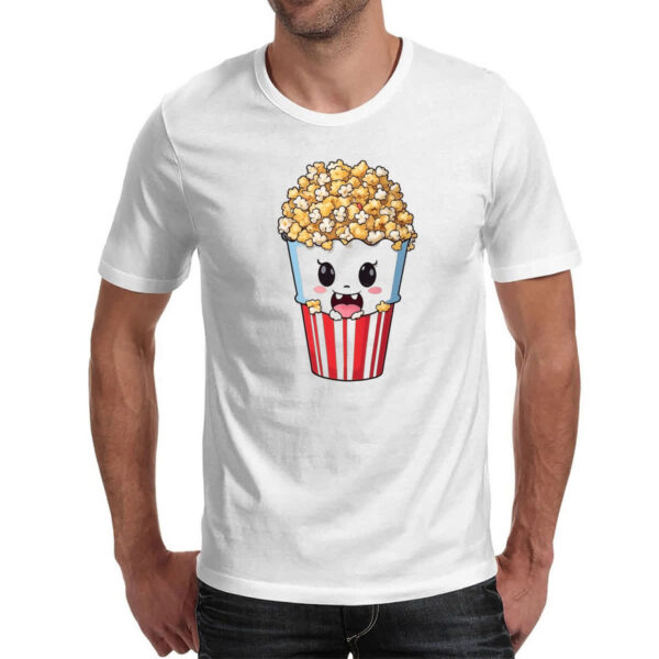 Camiseta Unissex Pipoca cinema feliz - Imagem 2