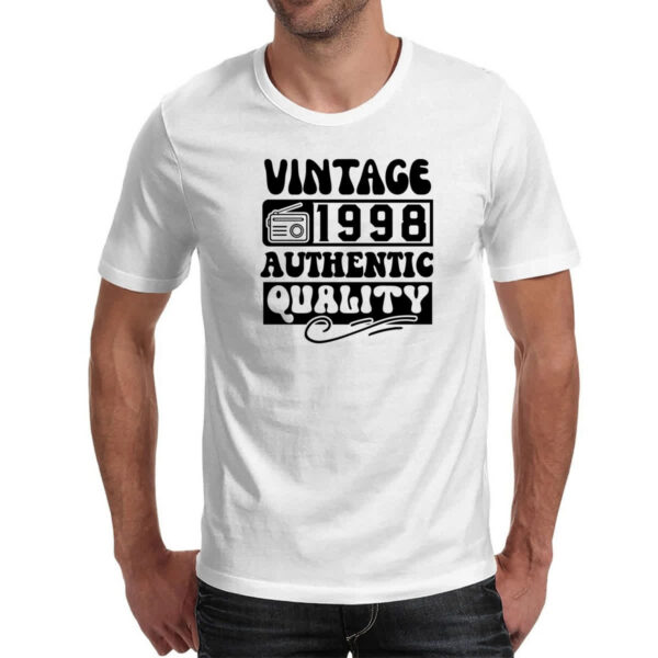Camiseta Unissex Radio Vintage 1998 - Imagem 2