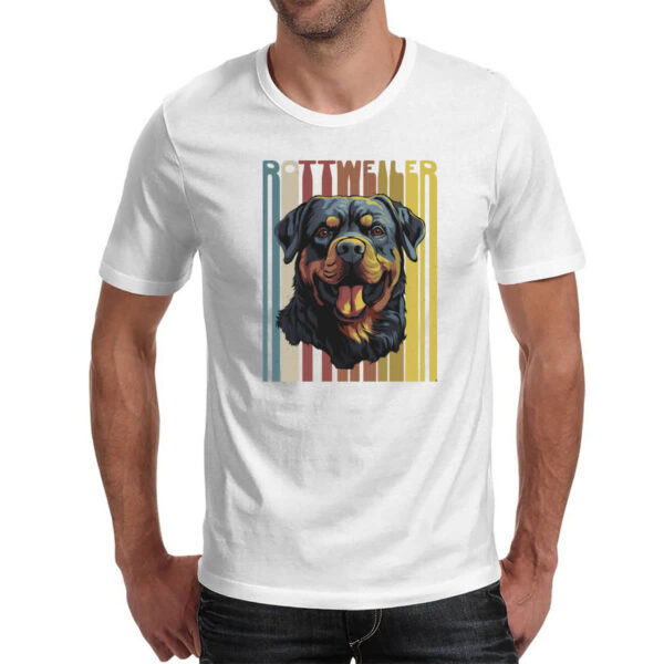 Camiseta Unissex Rottweller retro vintage - Imagem 2