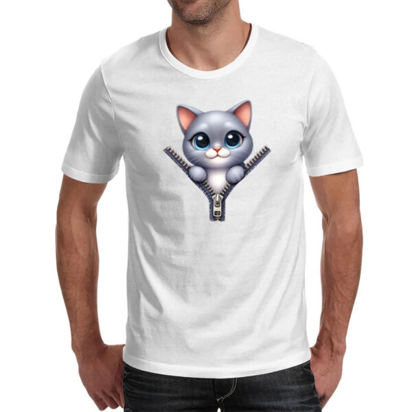 Camiseta Unissex Russian Blue no ziper - Imagem 2