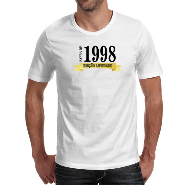 Camiseta Unissex Safra de 1998 - Imagem 2