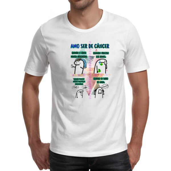 Camiseta Unissex Signo Amo ser de Cancer - Imagem 2