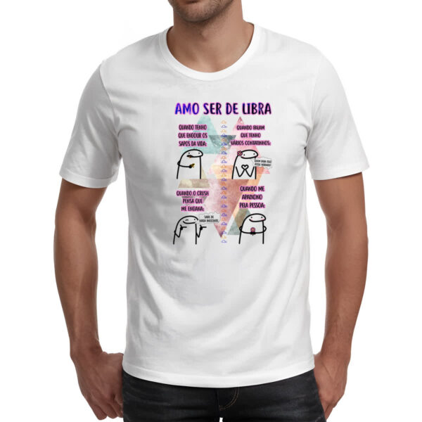 Camiseta Unissex Signo Amo ser de Libra - Imagem 2