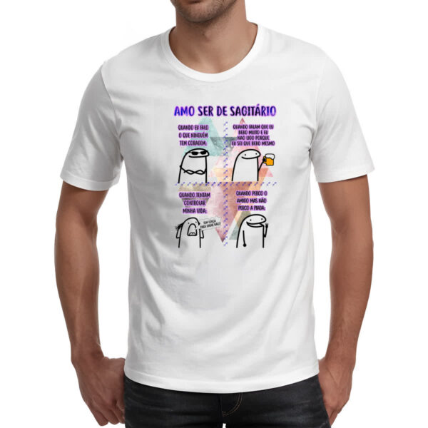 Camiseta Unissex Signo Amo ser de Sagitario - Imagem 2