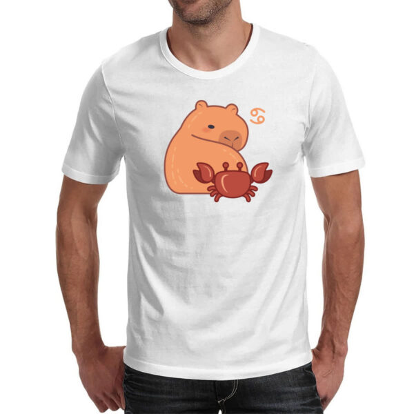 Camiseta Unissex Signo Capivara Cancer - Imagem 2