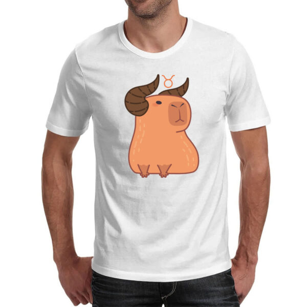 Camiseta Unissex Signo Capivara Touro - Imagem 2