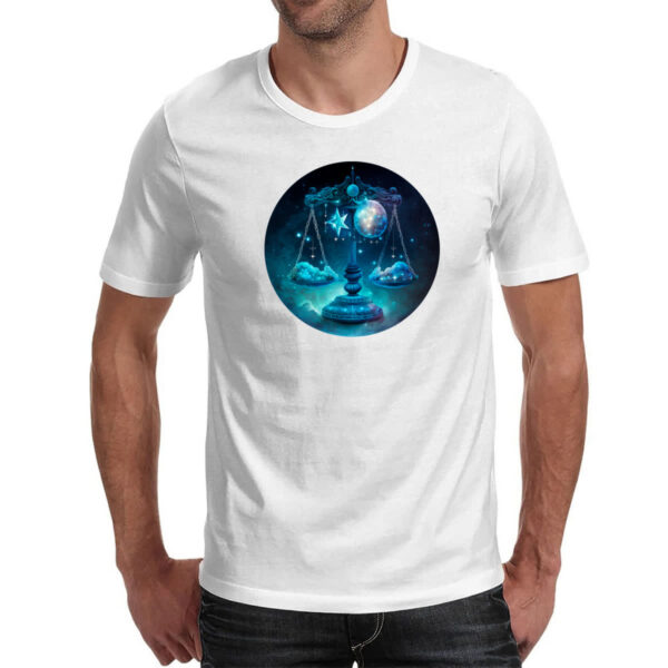 Camiseta Unissex Signo de libra logo de luxo - Imagem 2