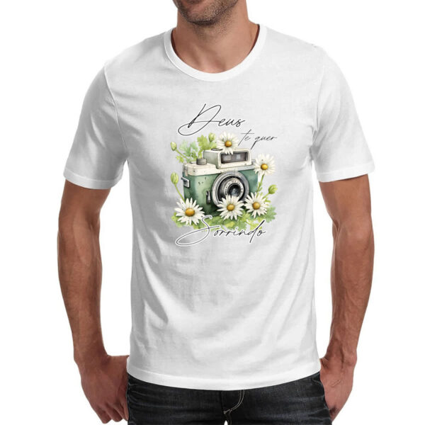 Camiseta Unissex Salmos sorrindo - Imagem 2