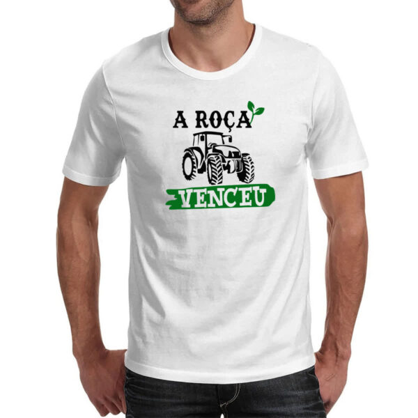 Camiseta Unissex A roca venceu - Imagem 2