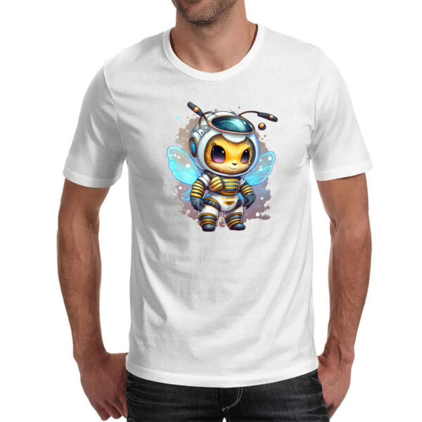 Camiseta Unissex Abelha astronauta - Imagem 2