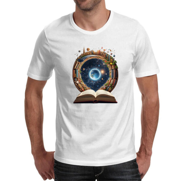 Camiseta Unissex Biblia livro conhecimento universal - Imagem 2