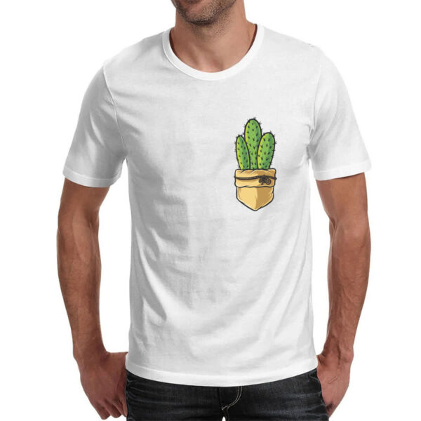 Camiseta Unissex Bolso com cacto e laco - Imagem 2