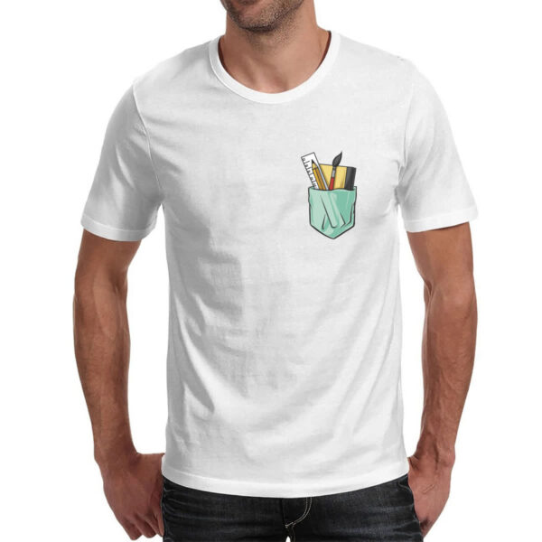 Camiseta Unissex Bolso de desenhista - Imagem 2