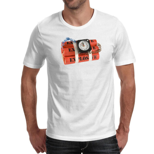 Camiseta Unissex Bomba relogio - Imagem 2