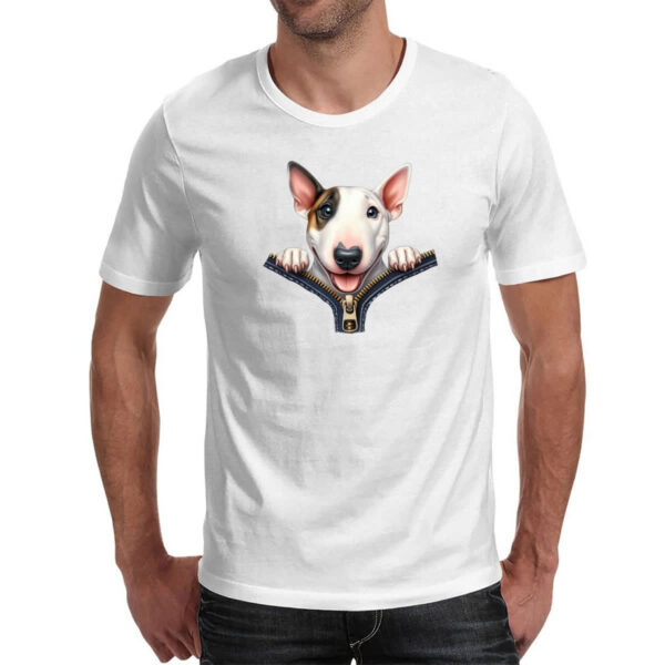 Camiseta Unissex Bull Terrier no Ziper - Imagem 2