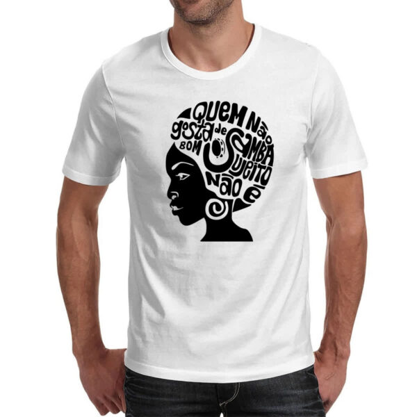 Camiseta Unissex Quem nao gosta de samba - Imagem 2