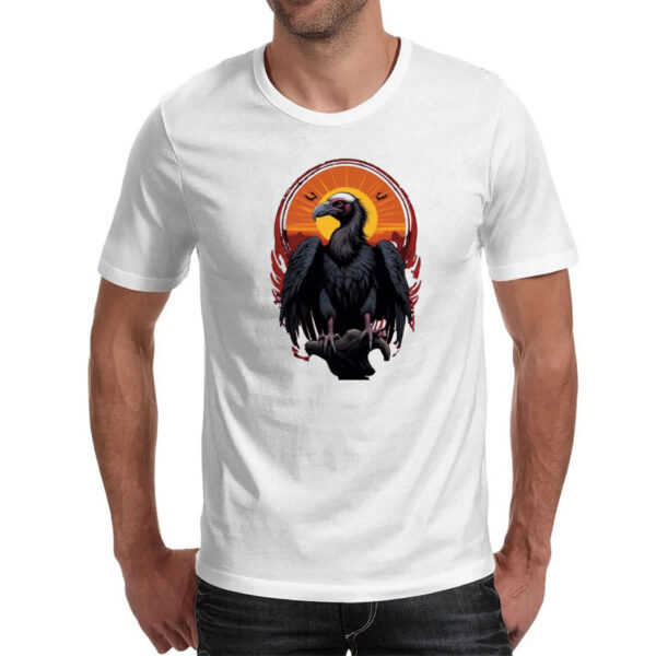 Camiseta Unissex Abutre sunset art - Imagem 2