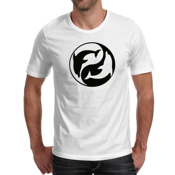 Camiseta Unissex Yin e Yang Golfinhos - Imagem 2